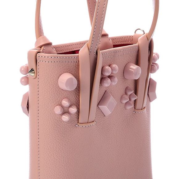 Christian Louboutin Cabata N/S Mini Leather Tote, Pink - Picture 3 of 3